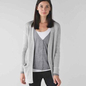 Lululemon Athletica Gray Cardigan Sweater